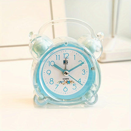 1pc Silent Alarm Clock Minimalist Electronic Bedside Clock For Home Room Living Room Office Decor