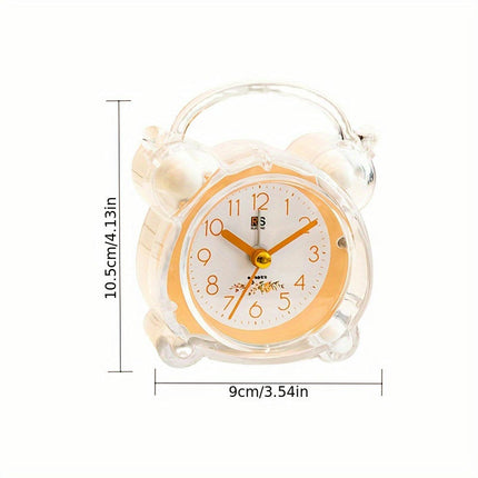 1pc Silent Alarm Clock Minimalist Electronic Bedside Clock For Home Room Living Room Office Decor