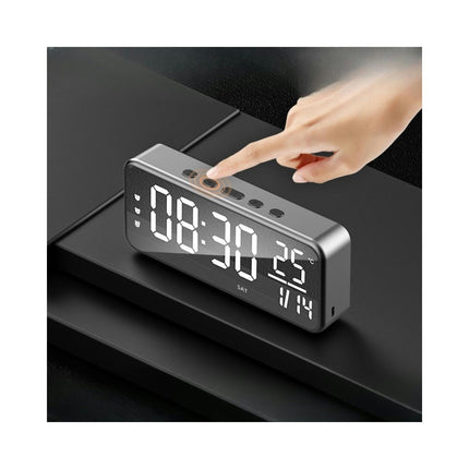 Intelligent Voice-Activated LED Digital Clock, USB Charging Desk Clock For Children And Students