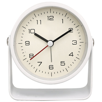 1pc Minimalist Metal Rotating Clock, Rotatable Clock Dial, Timed Alarm Clock Home Decoration Clock