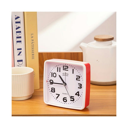 Cartoon-Themed Analog Alarm Clock Silent For Bedroom & Desk, 1 Piece