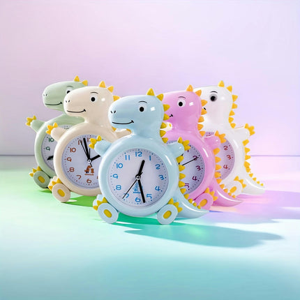 1pc Dinosaur Alarm Clock, Student Dormitory Bedroom Bedside Alarm Clock, For Home Room Living Room