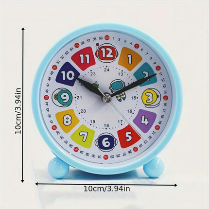 1pc Student Alarm Clock, Early Education Small Alarm Clock, Cute Alarm Clock Bedroom Learning Clock