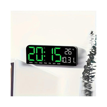 1pc Large Screen Alarm Clock, Simple LED Desktop Clock  Table Clock, Hanging Stand Clock