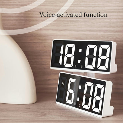 1pc Mirror Digital Alarm Clock Table Clock LED Clock-- For Home Room Living Room Office Decor