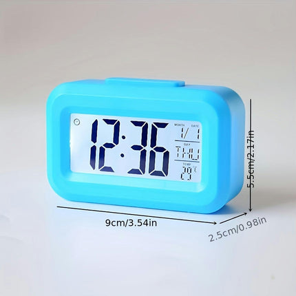 1pc Mini Smart Alarm Clock, Cute Alarm Clock Luminous Digital Clock, LED Electronic Alarm Clock