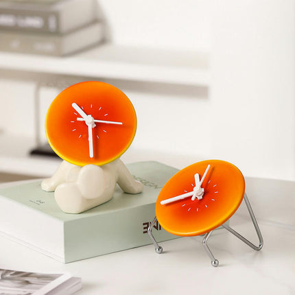 Elegant Entryway Clock & Desk Calendar - Battery-PoweredPerfect For Living Room Decor