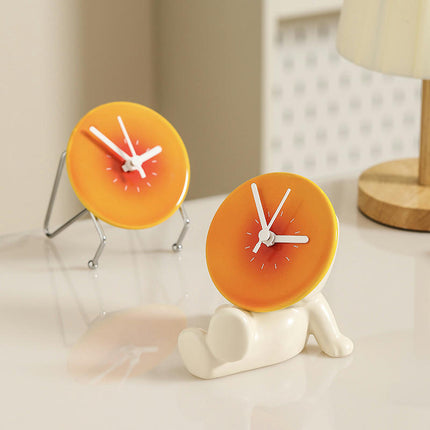 Elegant Entryway Clock & Desk Calendar - Battery-PoweredPerfect For Living Room Decor