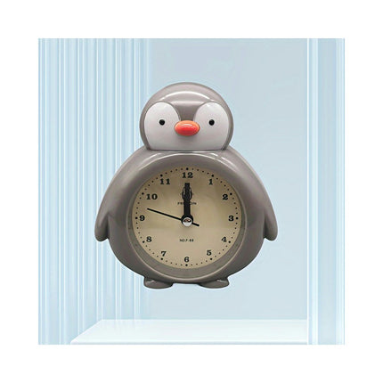 Cute Cartoon Penguin Alarm Clock Bedroom Bedside Alarm Clock, Bell Desktop Clock