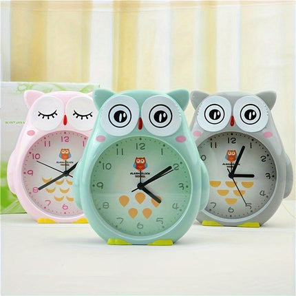 1pc Cute Cartoon Owl-Shaped Digital Desk ClockFor Students And Home Decor Gift