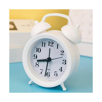 Mini Alarm Clock Silent, Battery-Powered Digital Clock For Bedroom & Living Room Decor