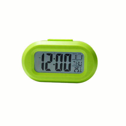 1pc Modern Digital Alarm Clock Electronic Desk Clock Mini Table Clock, ABS Plastic, For Home Decor