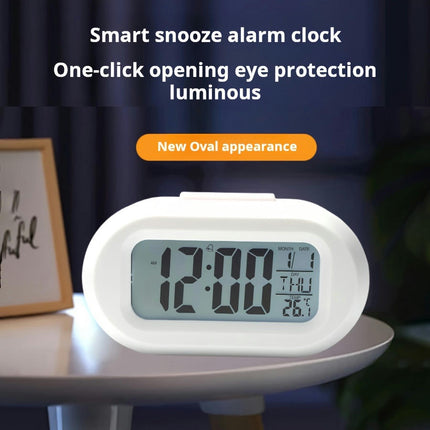 1pc Modern Digital Alarm Clock Electronic Desk Clock Mini Table Clock, ABS Plastic, For Home Decor