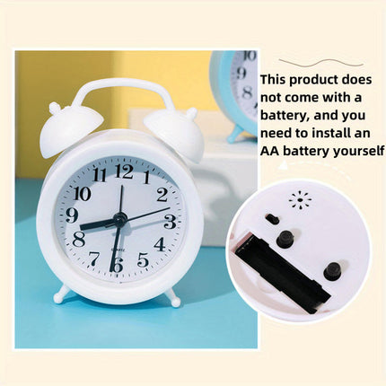 1pc Cute Small Alarm Clock,Bedroom Bedside Small Alarm Clock Digital Clock Student Table Clock