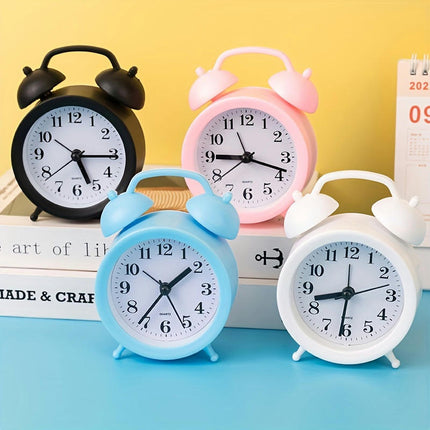 1pc Cute Small Alarm Clock,Bedroom Bedside Small Alarm Clock Digital Clock Student Table Clock