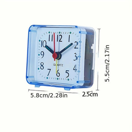 1pc Alarm Clock Student And Children's Clock Bedroom Office And Home Minimalist Small Alarm Clock