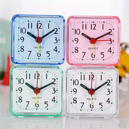 1pc Alarm Clock Student And Children's Clock Bedroom Office And Home Minimalist Small Alarm Clock