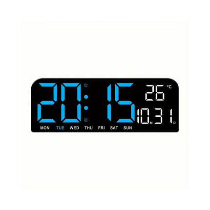 Large Screen LED Alarm Clock, Can Display Week And Temperature And Humidity Living Room Decoration