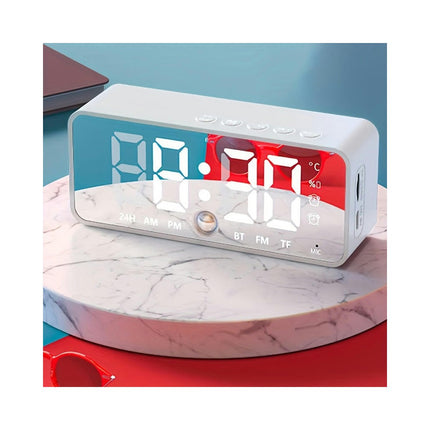 Wireless Wireless Audio Alarm Clock With USB Charging Ideal For Bedroom, Living Room, Holiday Gift