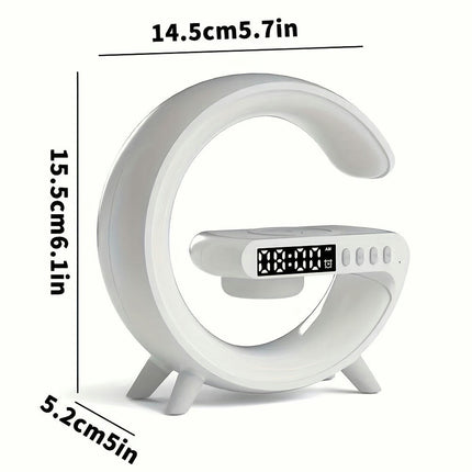 Sunrise Alarm Clock With Wireless SpeakerRechargeable Battery Multi-Functional Lamp For Bedroom