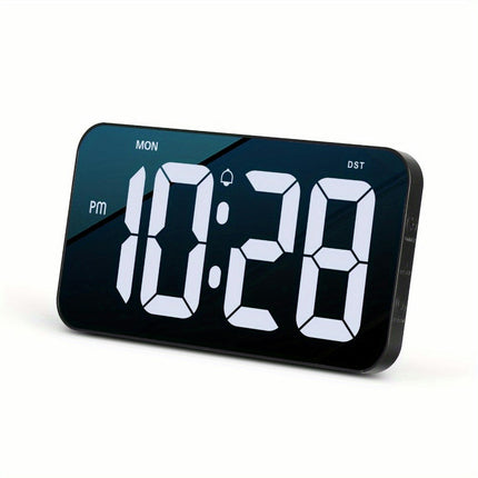 LED Large Screen Digital Electronic Wall Clock, Desktop Desk Clock, Bedroom Living Room Clock