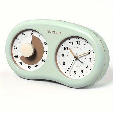 Visual Cashew Shaped Timer Alarm Clock House Home Decor, Suitable For Student Bedroom Study Rooms