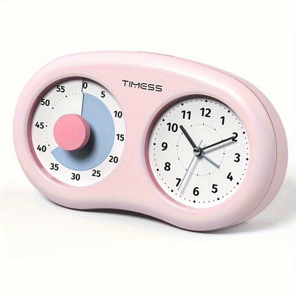 Visual Cashew Shaped Timer Alarm Clock House Home Decor, Suitable For Student Bedroom Study Rooms