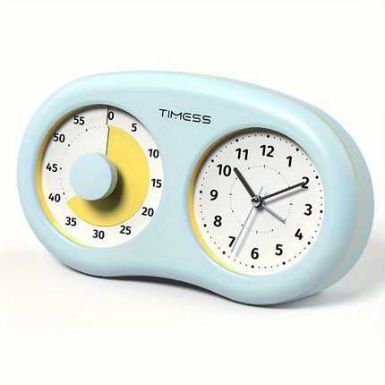 Visual Cashew Shaped Timer Alarm Clock House Home Decor, Suitable For Student Bedroom Study Rooms