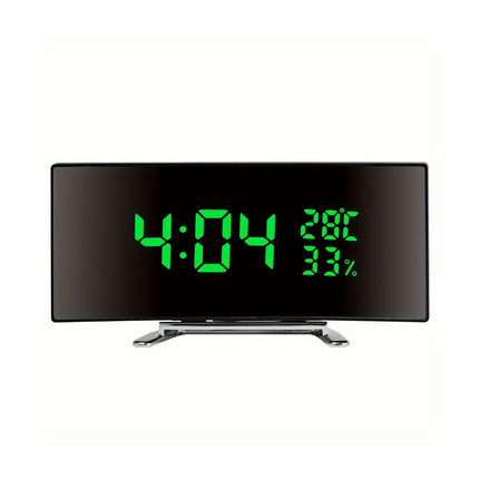 LED Alarm Clock With Large Display-Time, Temperature & Humidity On One Screen USB Or Battery Powered