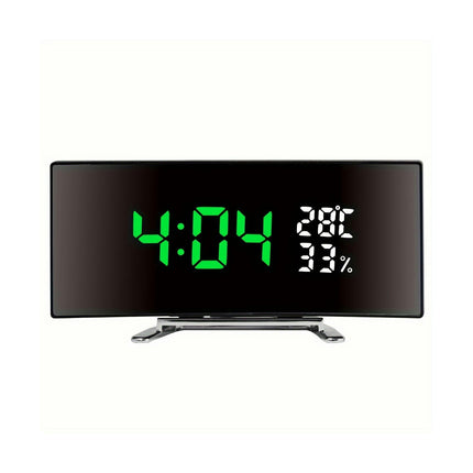 LED Alarm Clock With Large Display-Time, Temperature & Humidity On One Screen USB Or Battery Powered