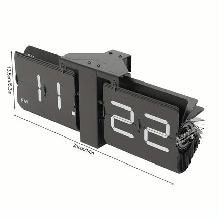 Flipping Out Wall And Tabletop Flip Clock, Battery Operated Digital Tabletop Flip Clock