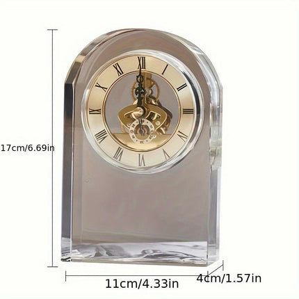 1PC Clocks Nordic Style Architectural Ornaments, Retro Decorations, Living Room Handicrafts