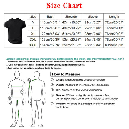 Short Sleeve T-Shirt Crew Neck T-Shirt Summer Men's 3D USA Letter Print T-Shirt, Flag