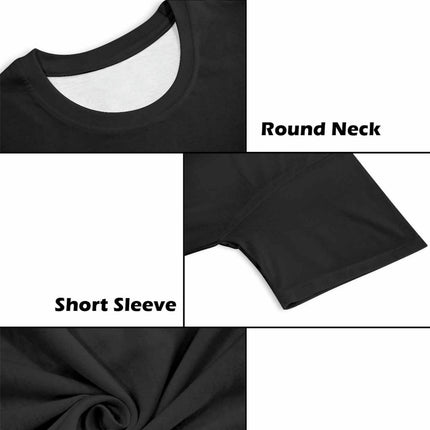 Men's Round Neck Short Sleeve T-Shirt Summer Comfortable Casual Short Sleeve T-Shirt