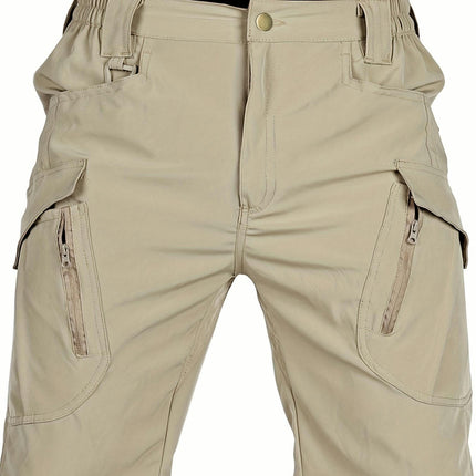 Men's Quick Dry Stretch Cargo Shorts, Summer Shorts For Fishing, Hunting, Hiking, Outdoor Sports