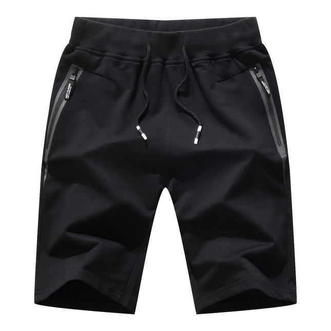 Men's Shorts, Casual Slightly Stretch Elastic Waist Drawstring Shorts For Summer Gym Workout