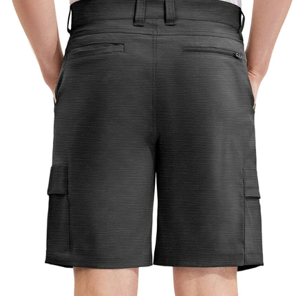 Men's Golf Cargo Shorts Lightweight Quick Dry Chino Casual Pockets Hiking Outdoor Shorts