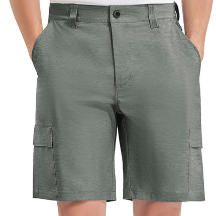 Men's Golf Cargo Shorts Lightweight Quick Dry Chino Casual Pockets Hiking Outdoor Shorts