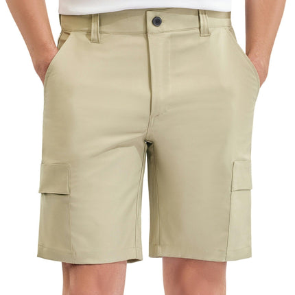 Men's Golf Cargo Shorts Lightweight Quick Dry Chino Casual Pockets Hiking Outdoor Shorts