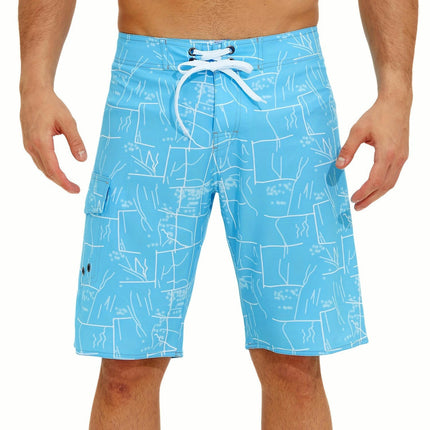 Men's Quick-drying Beach Shorts and Swim Trunks Drawstring Lightweight Shorts For Summer