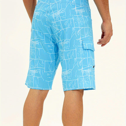 Men's Quick-drying Beach Shorts and Swim Trunks Drawstring Lightweight Shorts For Summer