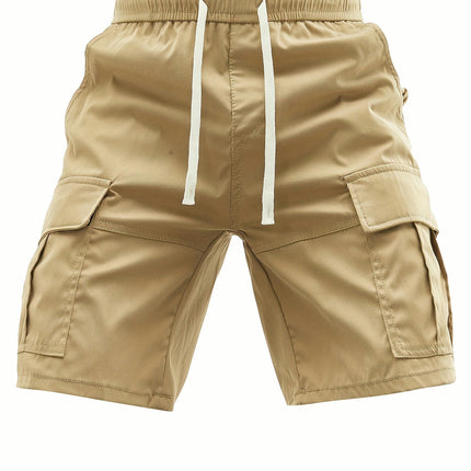 Men's Drawstring Cargo Shorts With Pockets Outdoor Sports Summer Men's Shorts