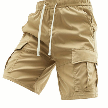 Men's Drawstring Cargo Shorts With Pockets Outdoor Sports Summer Men's Shorts