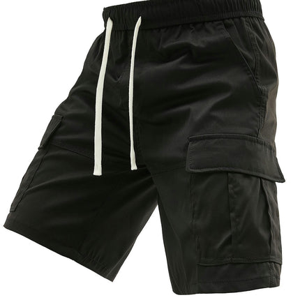 Men's Drawstring Cargo Shorts With Pockets Outdoor Sports Summer Men's Shorts