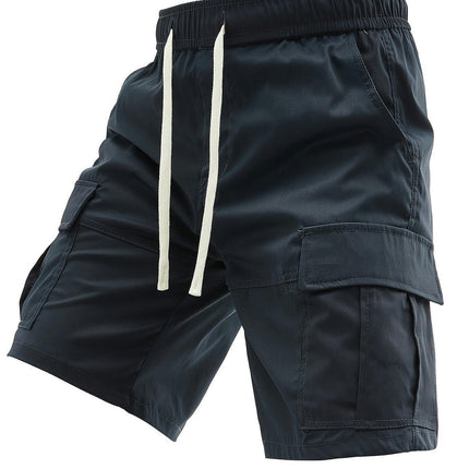 Men's Drawstring Cargo Shorts With Pockets Outdoor Sports Summer Men's Shorts