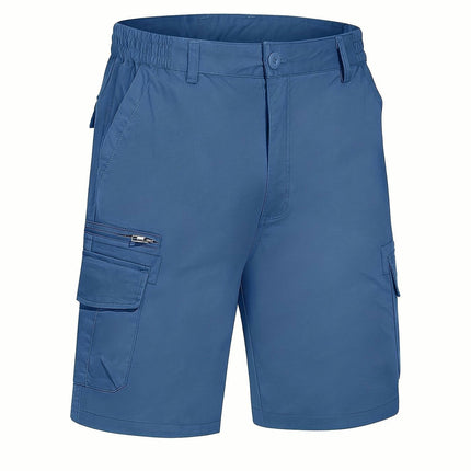 Men's Cargo Shorts, Summer Outdoor Quick-Dry Breathable Knee-Length Shorts For Hiking & Camping