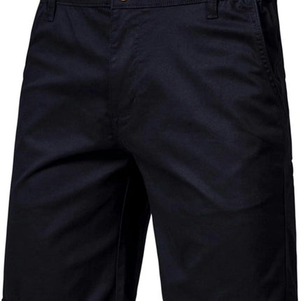 Men's Slim Shorts Casual Lightweight Elastic Waist Work Shorts With Pockets Outdoor Shorts