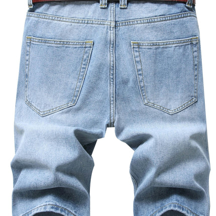 Ripped Jeans shorts for men Casual Street Denim Shorts with Pockets