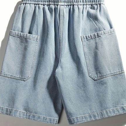 Men's Summer Casual Jeans Shorts, Suitable For Outdoor Date, Comfortable And Versatile