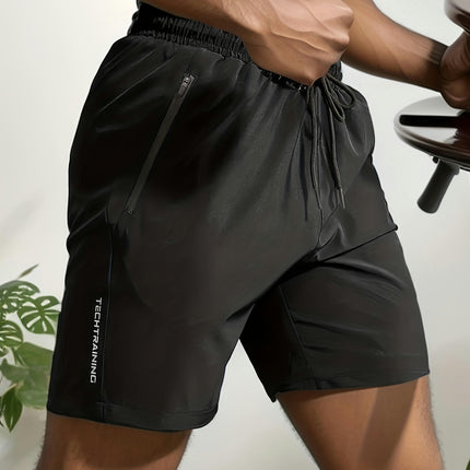 Men's Shorts Pack of Three, Fitness, Cycling, Outdoor Hiking, Swimming, Running Stretch Shorts